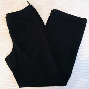 Atelier Black Straight Wide Leg Trousers Work Pants Slacks Women’s size 6 28 SM